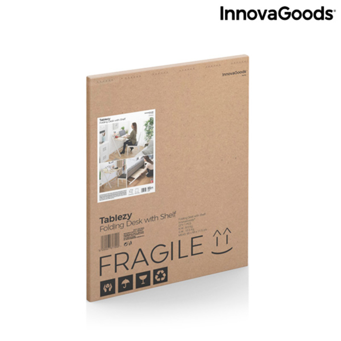 Сгъваемо бюро с рафт Tablezy InnovaGoods