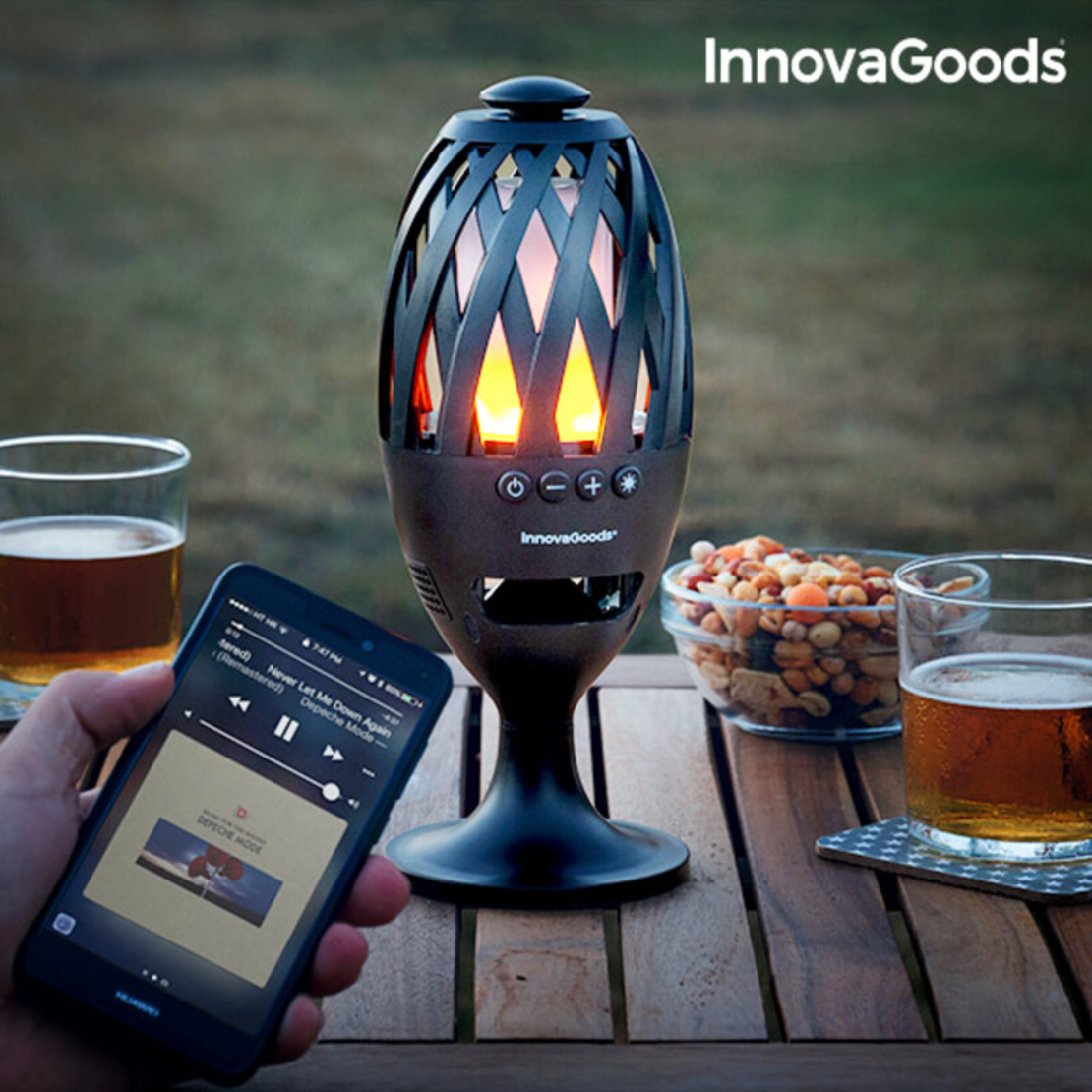 LED Фенер с Колона Bluetooth InnovaGoods