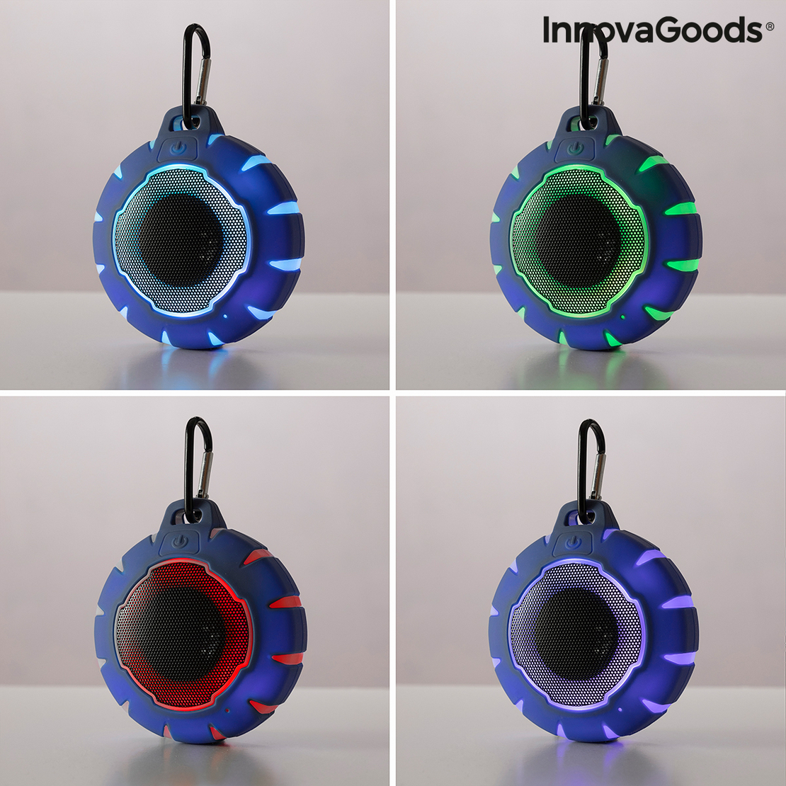 Безжична Плаваща Тонколона с LED Floaker InnovaGoods