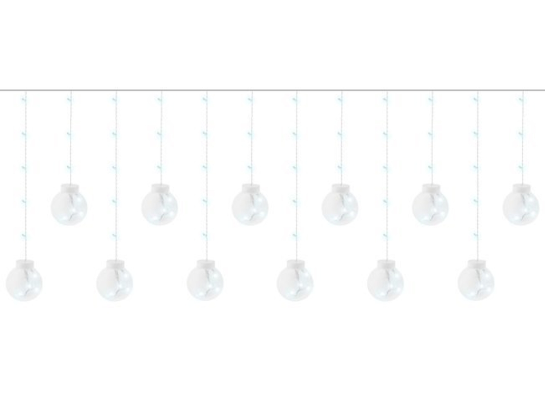 Светлинна завеса 108LED - студено бяло 31V KŚ11347