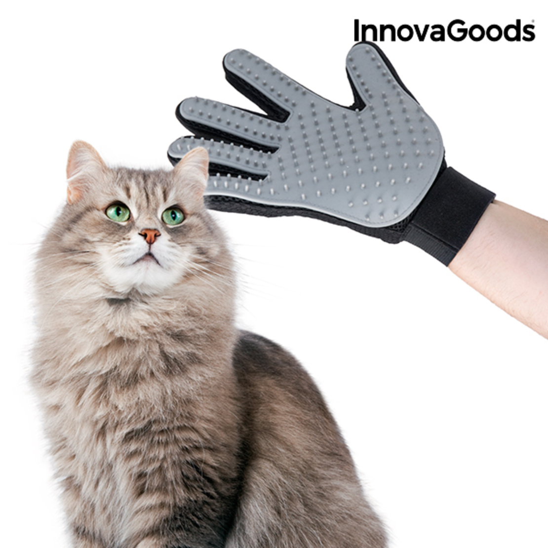 Ръкавица за Сресване и Масажиране на Домашни Любимци InnovaGoods