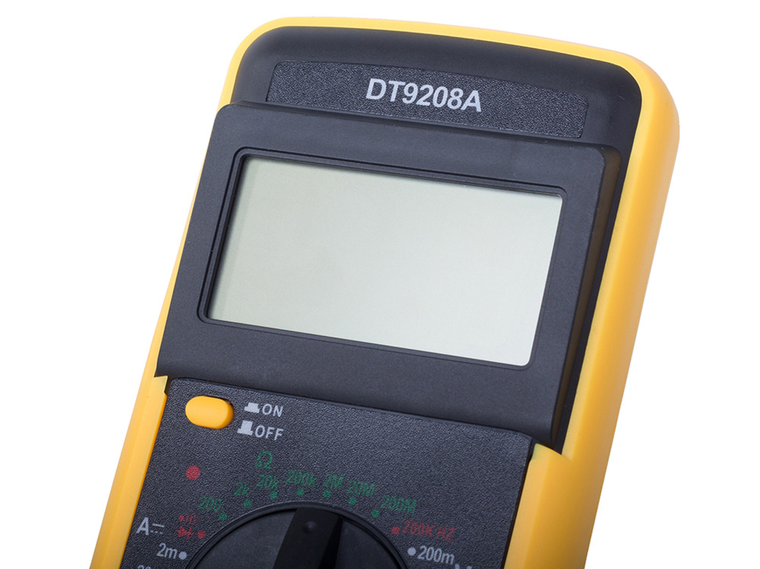 LCD измервателен уред мултицет с температурна сонда dt9208a