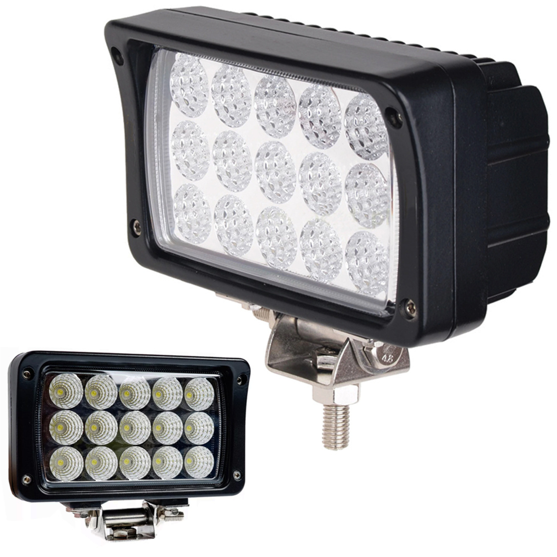 Работна лампа 15 led халоген панел 45w 12v 24v