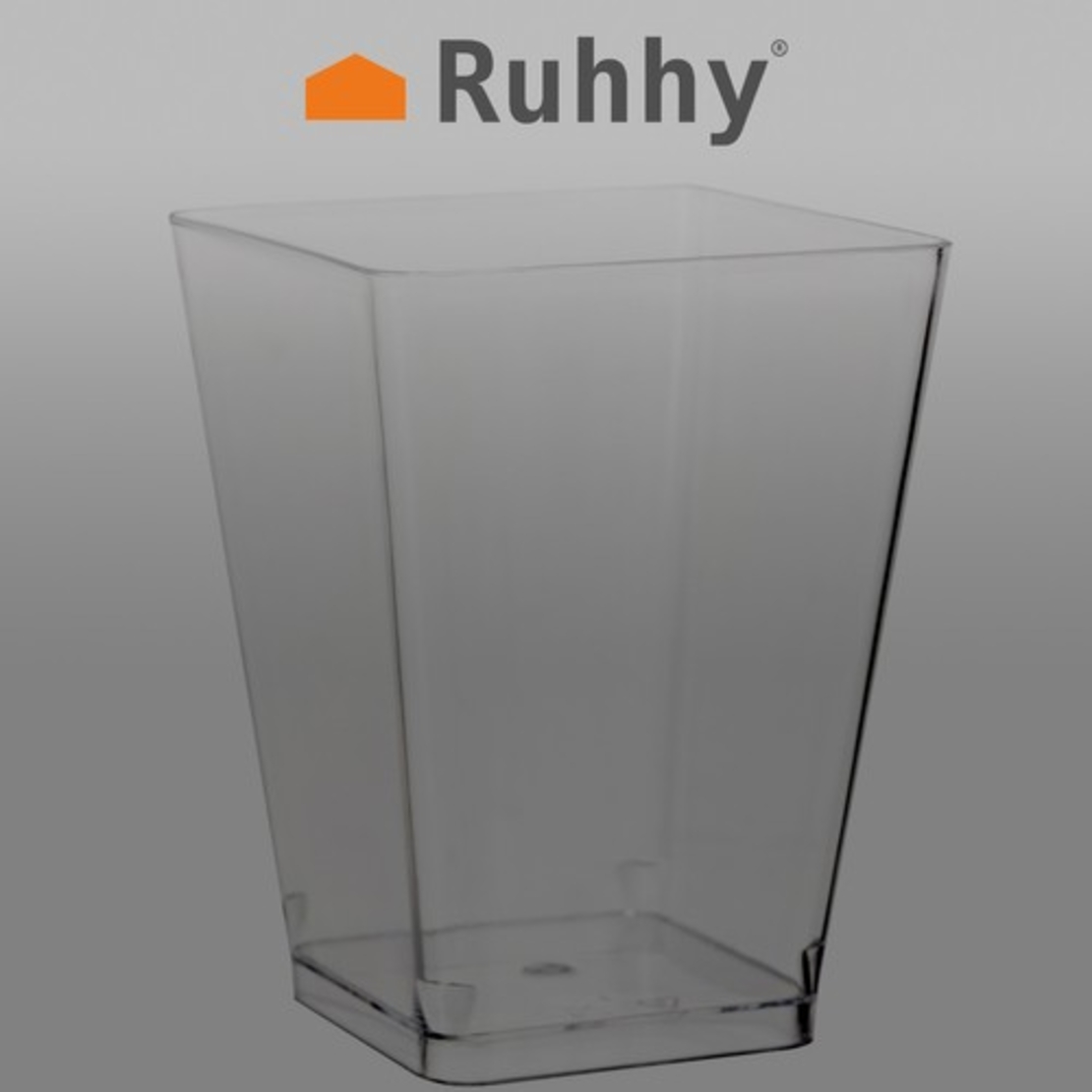 Квадратни чаши - 50 бр. 120 мл Ruhha 21164