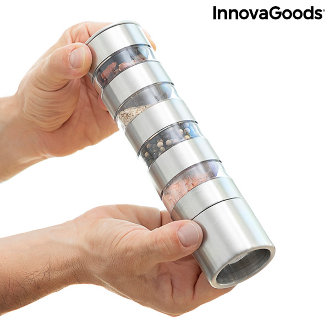 Мелница за Подправки 4 в 1 Millmix InnovaGoods