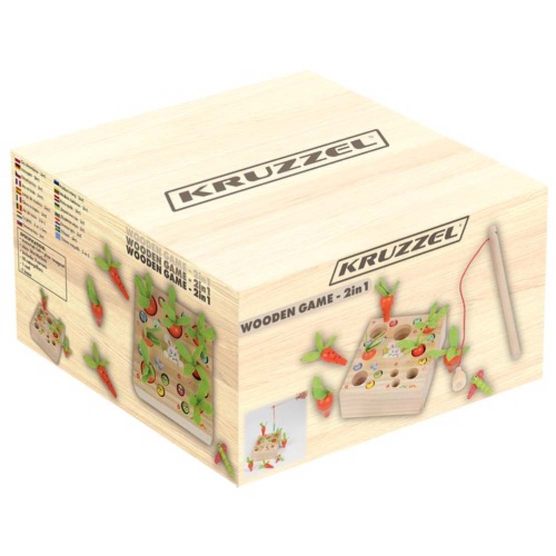 Дървена игра - 2в1 Kruzzel 24745