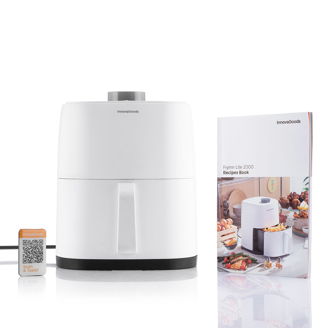 Фритюрник без Мазнина InnovaGoods Fryinn Lite 2000 Бял 1200 W 2 L