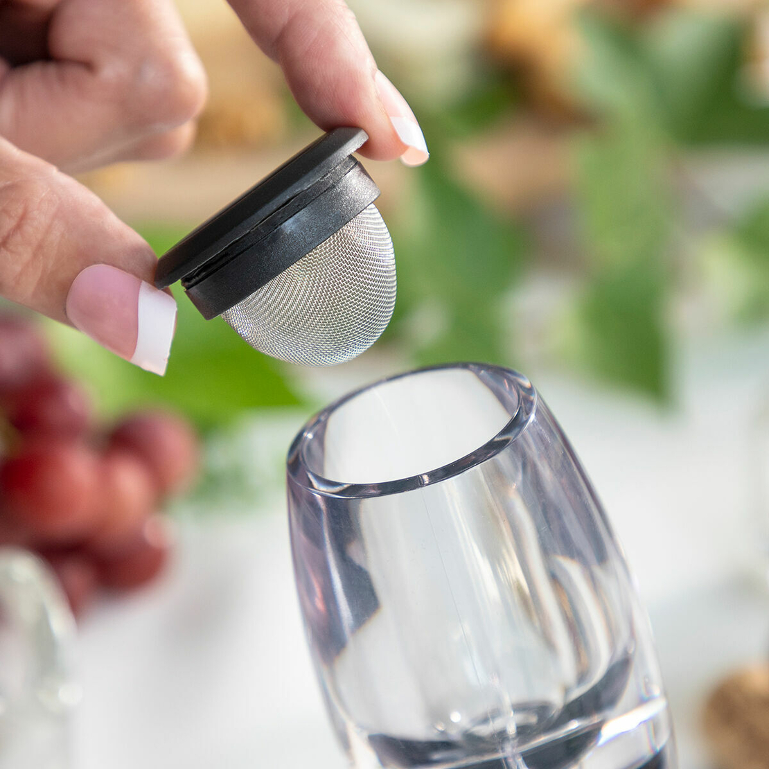 Аератор за вино с филтър, стойка и капак Wineir InnovaGoods