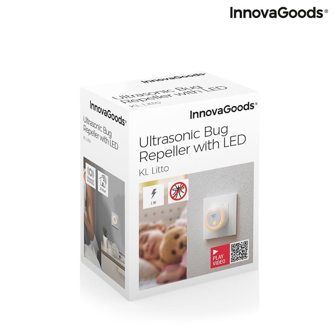 Ултразвуков Репелент с LED KL Litto InnovaGoods