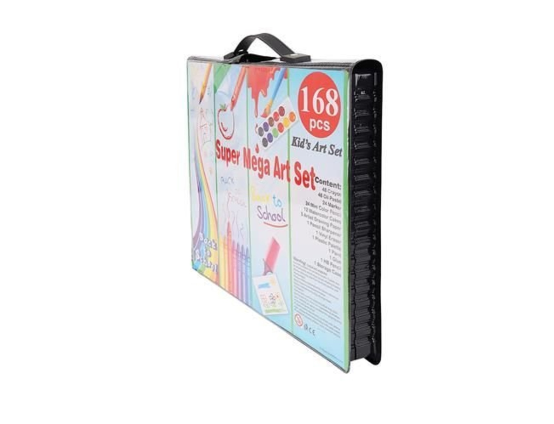 Комплект за боядисване в куфар 168бр черен