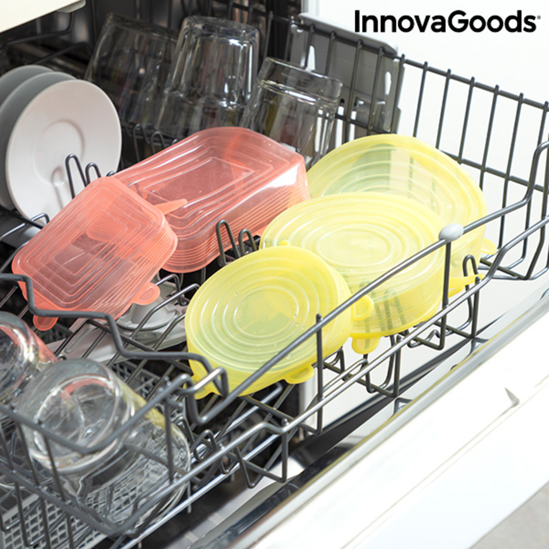 Комплект от 10 многократни и регулируеми кухненски капака Lidyc InnovaGoods