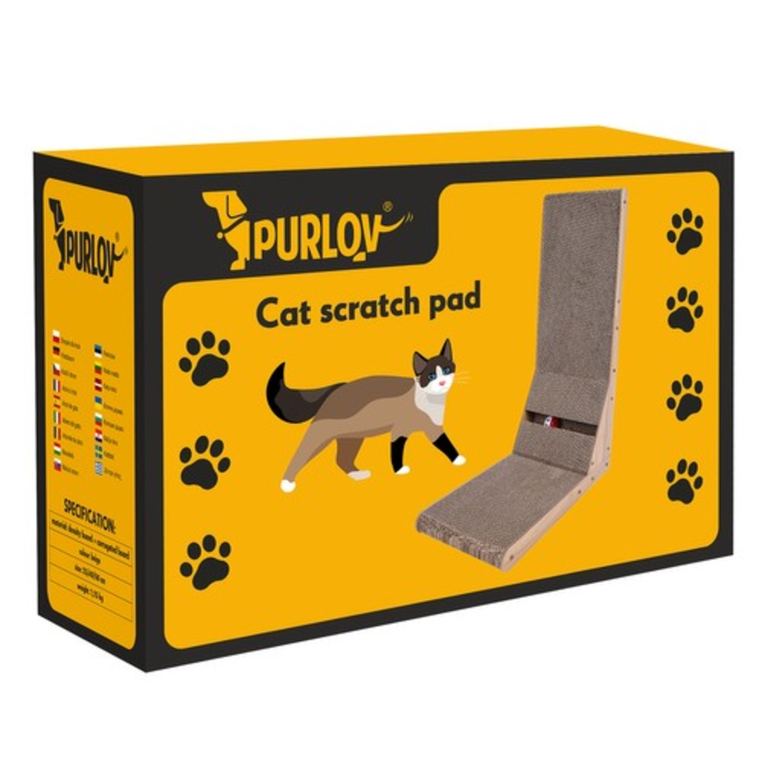 Ъглова драскалка за котки Purlov 22008