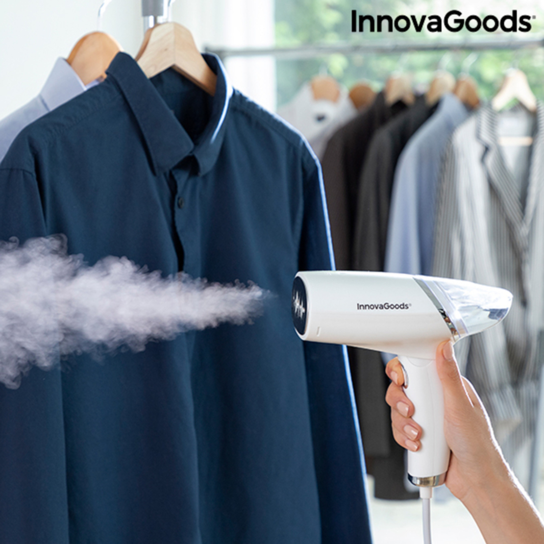 Вертикално сгъваема парна ютия Steeron InnovaGoods 1000 W