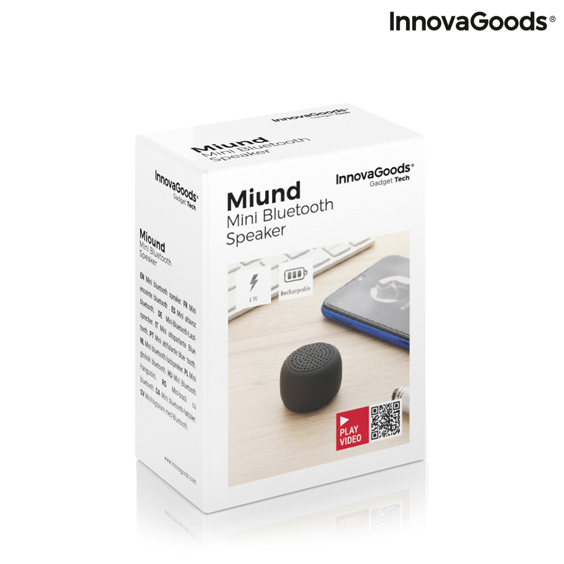 Мини Преносима Акумулаторна Безжична Тонколона Miund InnovaGoods