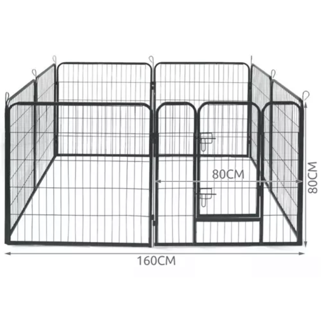 Заграждение за животни - клетка 80х80см Malatec 23769