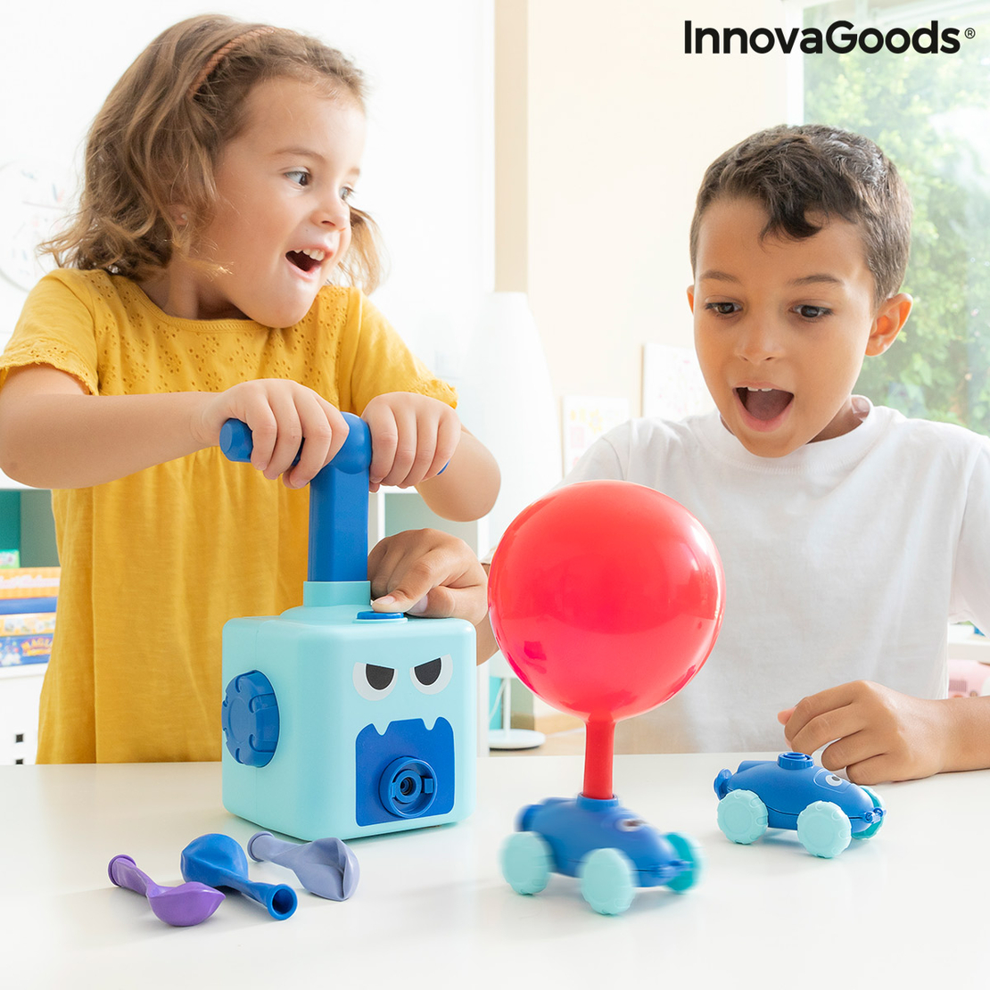 Играчка за Изстрелване на Коли и Балони 2 в 1 Coyloon InnovaGoods