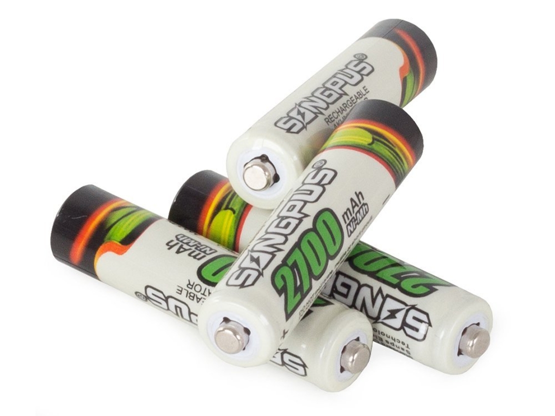 4 бр. aaa r3 до 2700 mah акумулаторна батерия