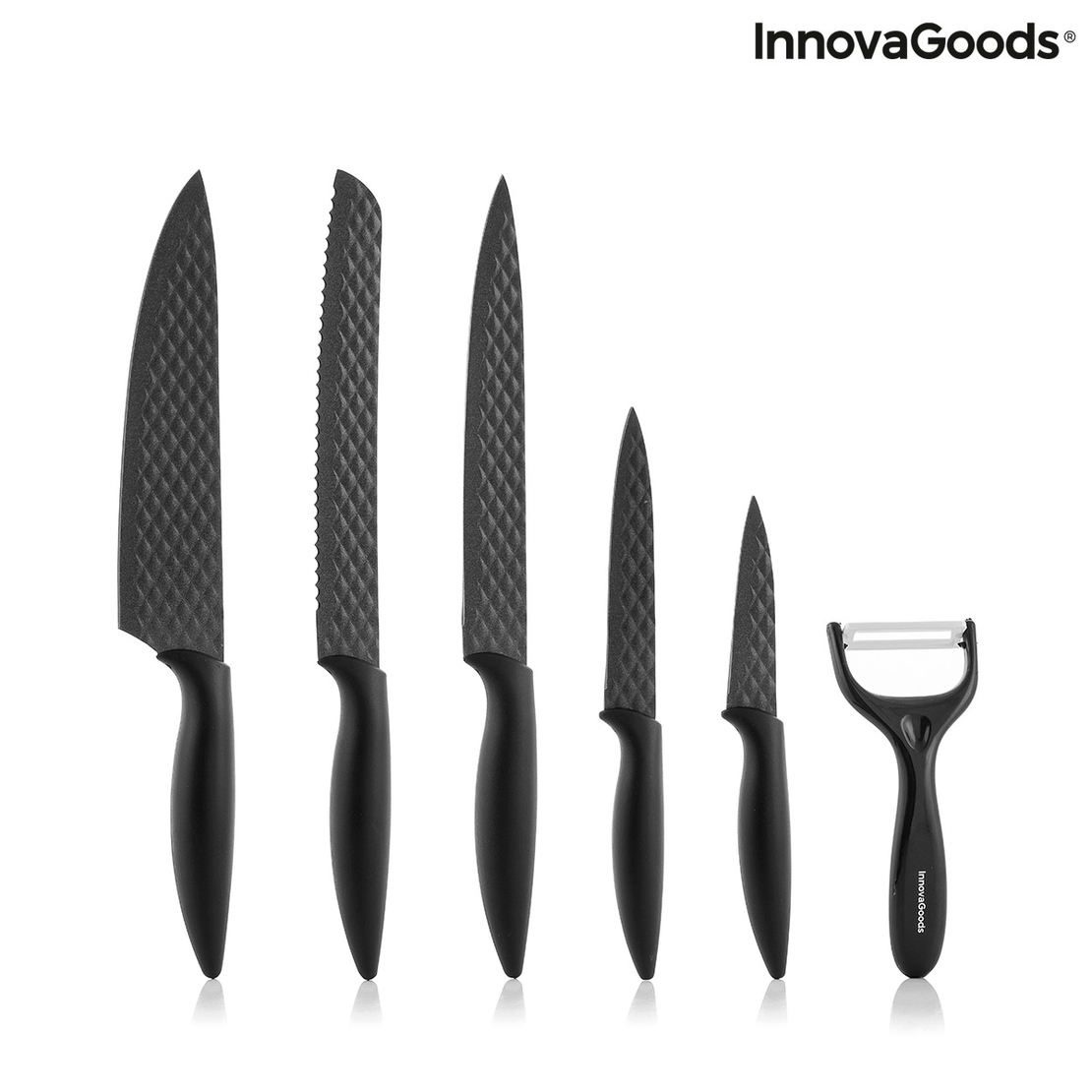 Комплект Диамантени Ножове Shard InnovaGoods 6 Части