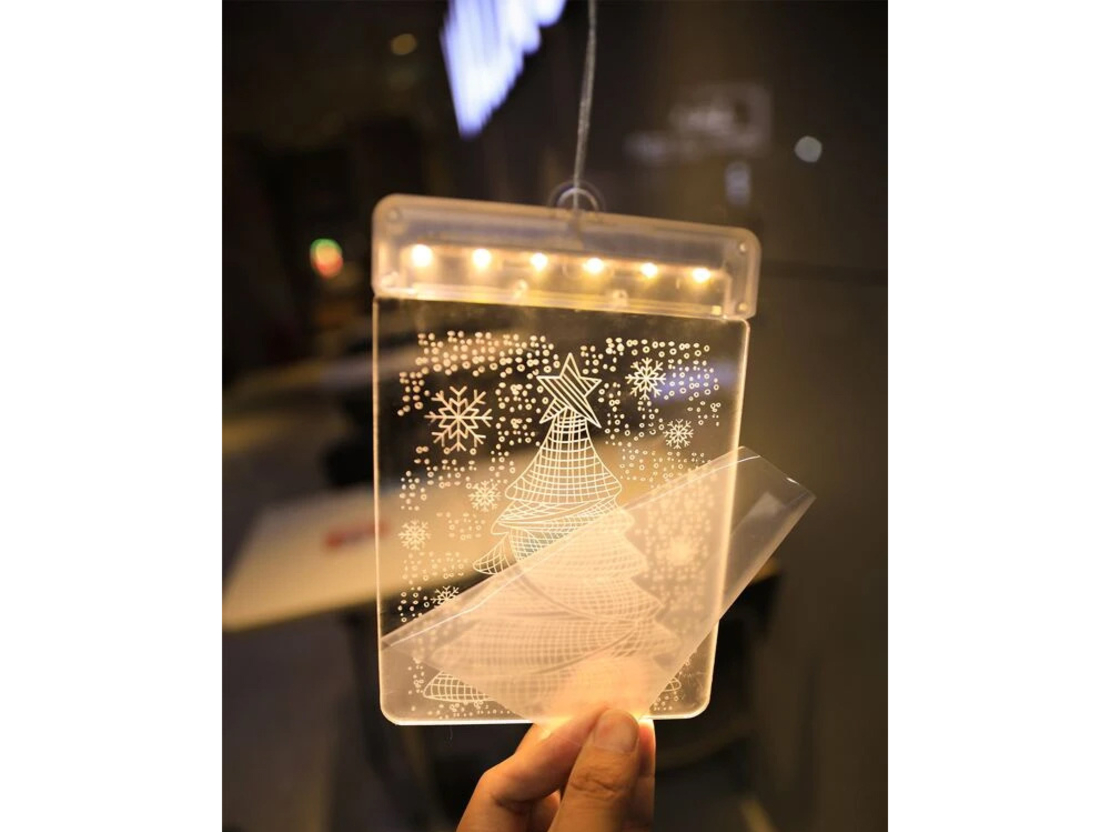 Led 3d витражи за декорация на коледни светлини