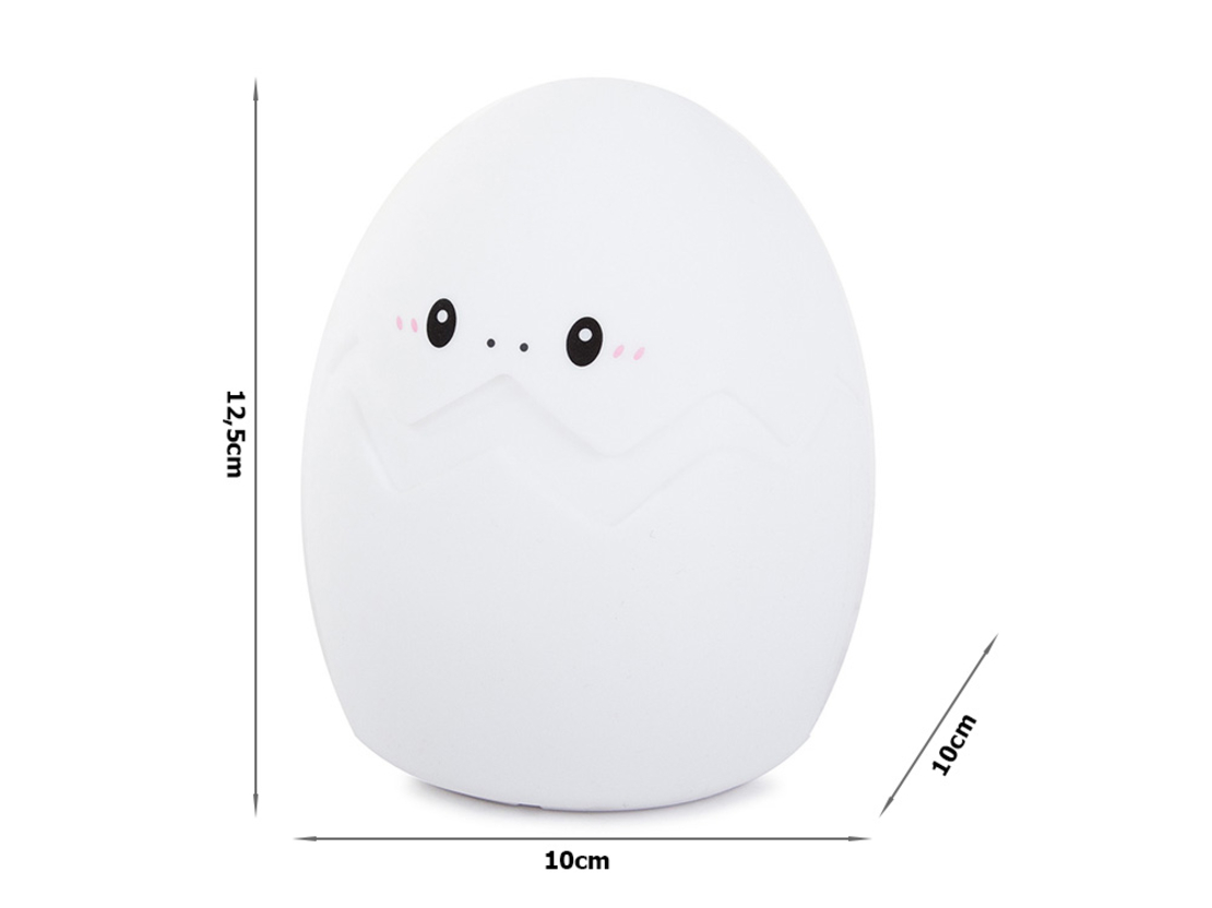 Детска нощна лампа led egg rgb touch usb