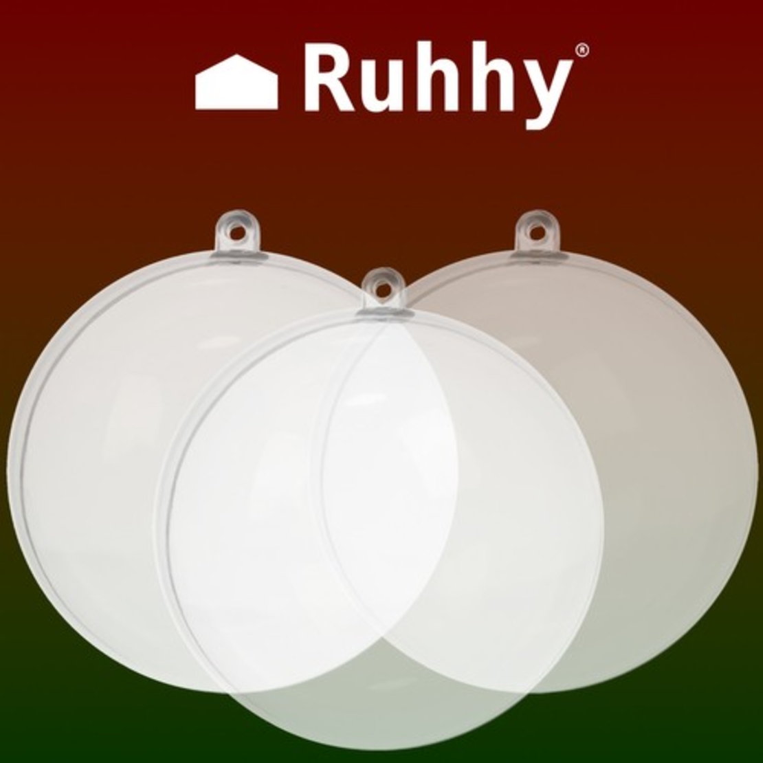 Прозрачни безделници 10 см - комплект 5 Ruhhy 22276