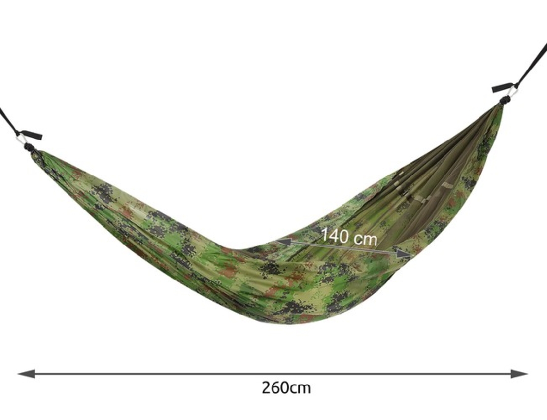 Туристически хамак Santiago Army 260x140cm Net