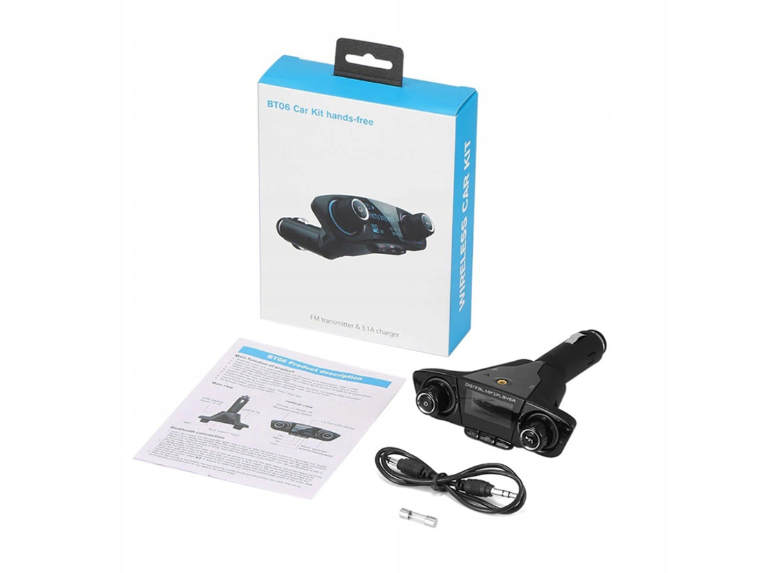 Fm предавател bluetooth usb 5.0 многофункционален 8 в 1