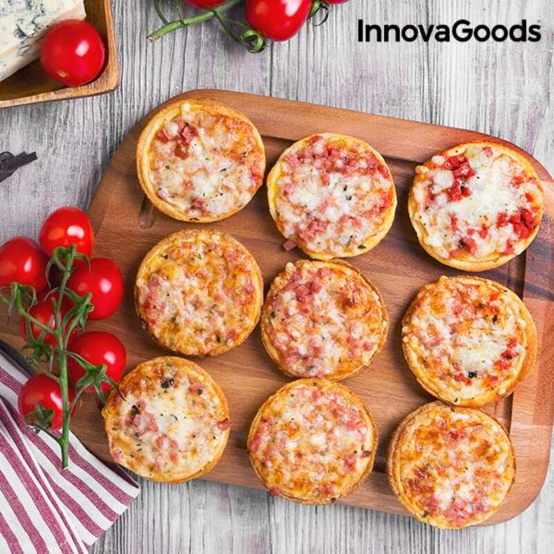 Фурна за Малки Пици с Рецептурник Presto! InnovaGoods 700W Червена Черна