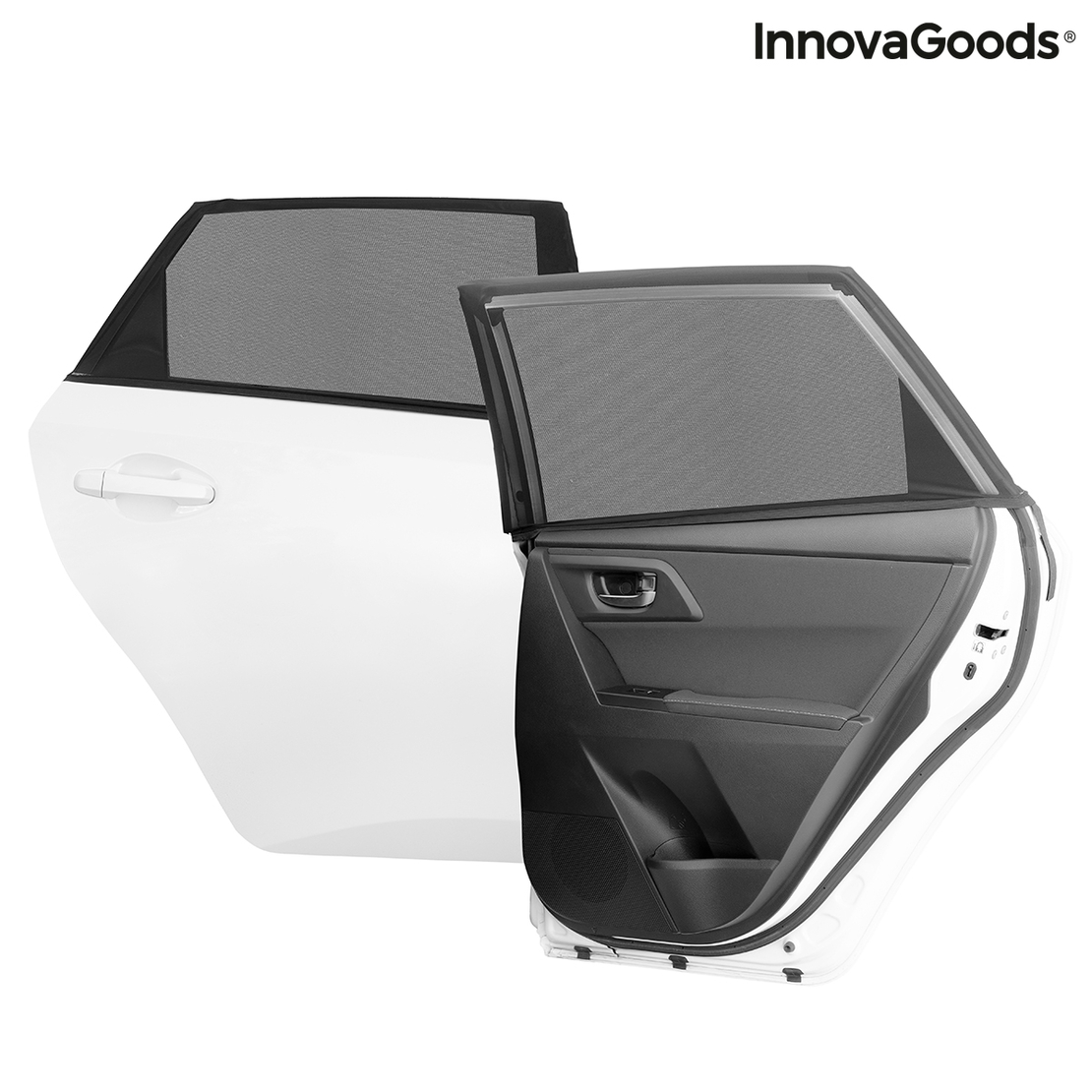 Мрежа Сенник за Кола UVlock InnovaGoods Опаковка от 2 единици