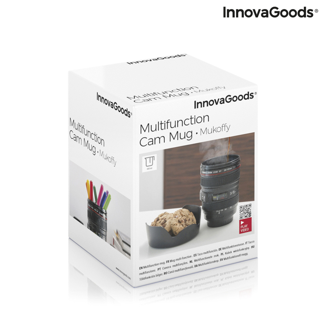 Мултифункционална Чаша с Капак Mukoffy InnovaGoods