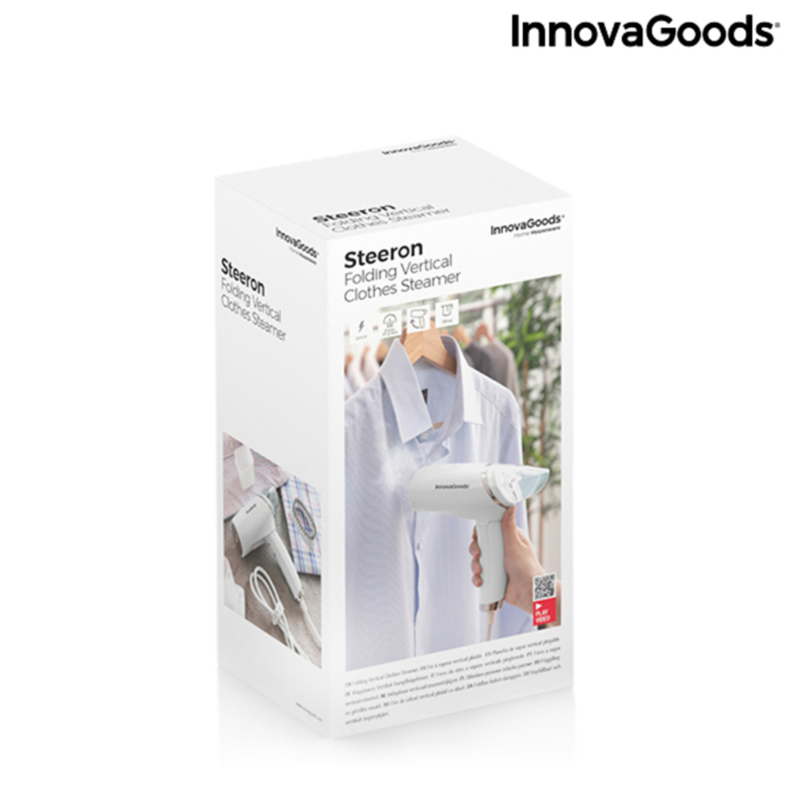 Вертикално сгъваема парна ютия Steeron InnovaGoods 1000 W