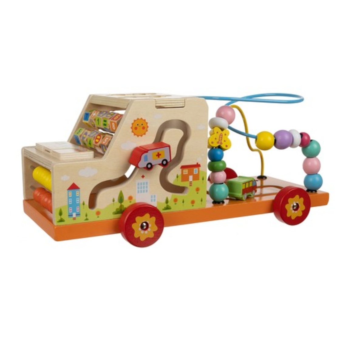 Дървена игра камион  7в1 Kruzzel 22652