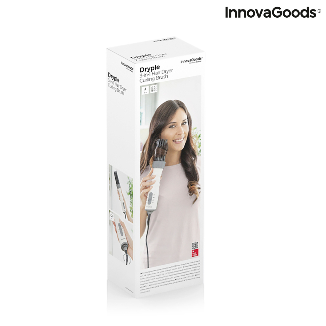 Сешоар, стайлър и преса за коса 3-в-1 Dryple InnovaGoods 550 W
