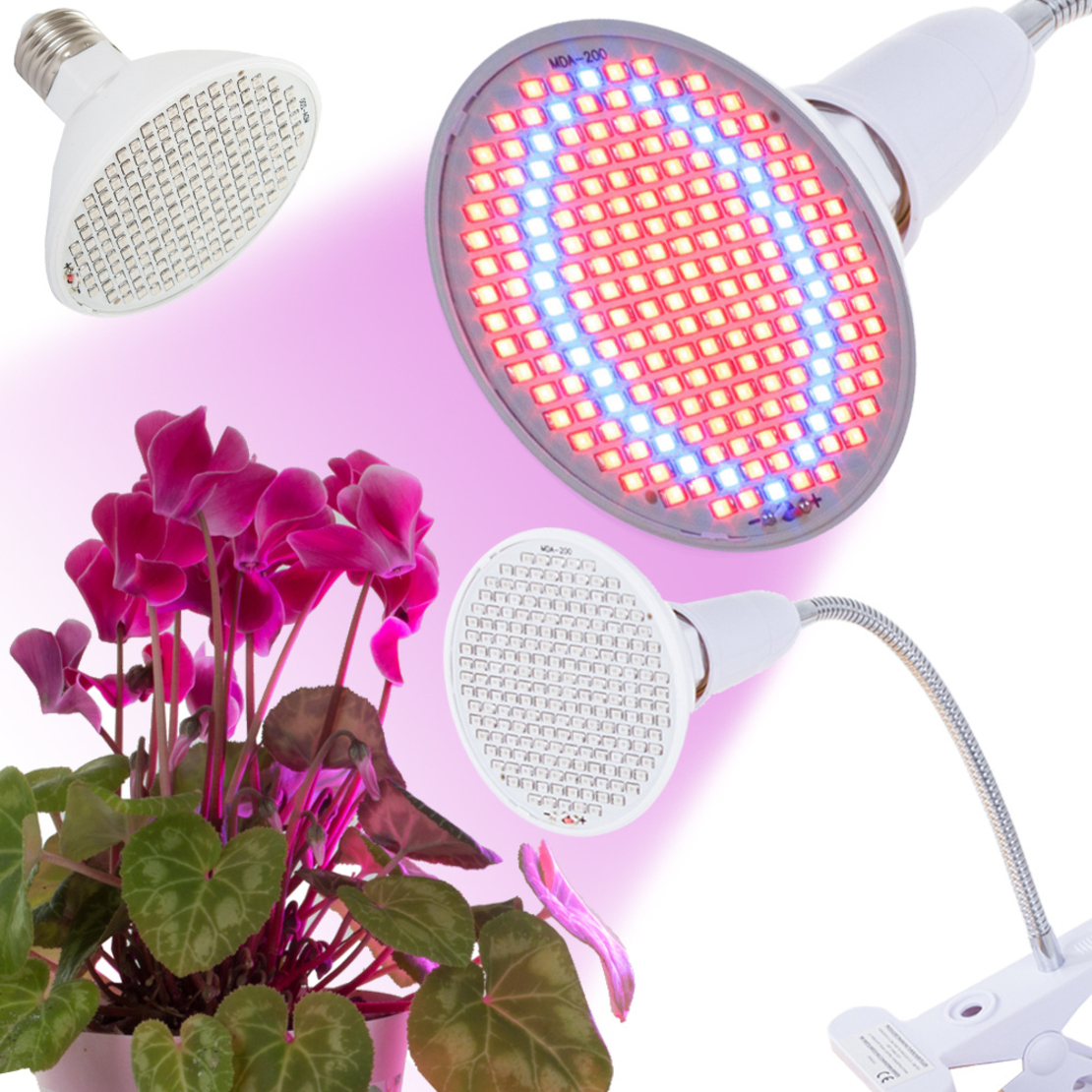 200 led панелна лампа за отглеждане на растения с растеж 20w