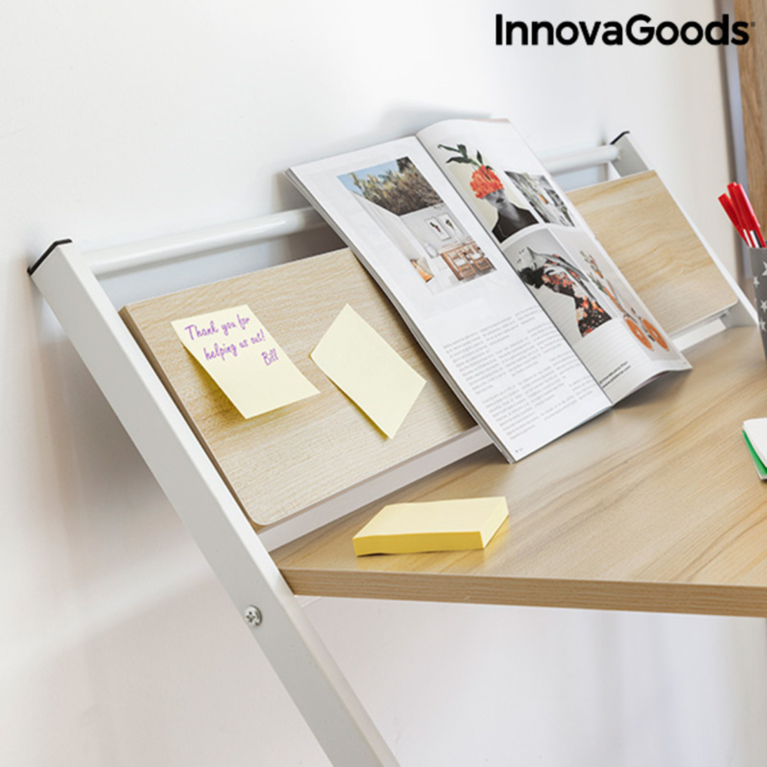 Сгъваемо бюро с рафт Tablezy InnovaGoods