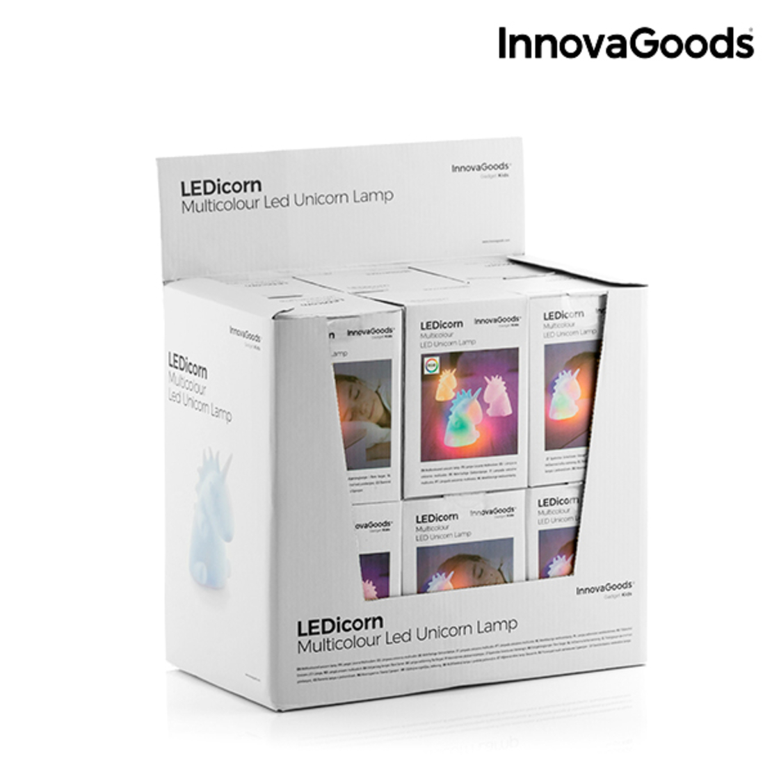 Многоцветна Лампа Еднорог LEDicorn InnovaGoods