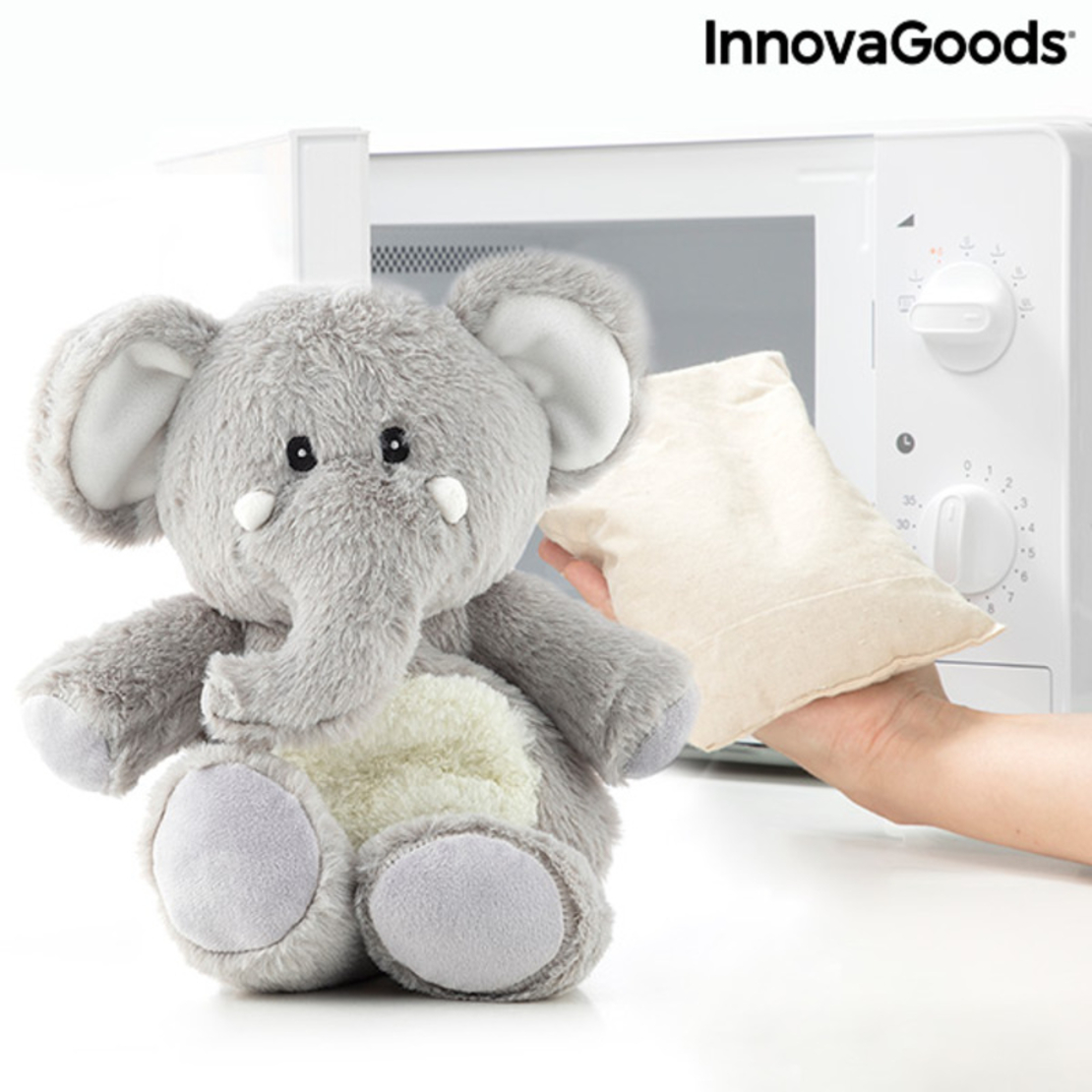 Плюшен Слон с Топлинен и Студен ефект Phantie InnovaGoods