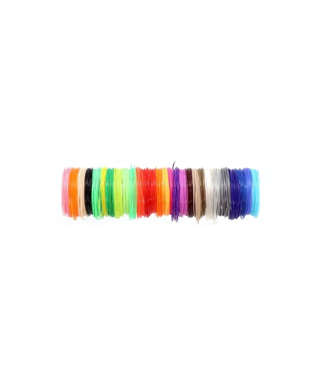 PLA 3D филаменти - комплект 30бр х 5м