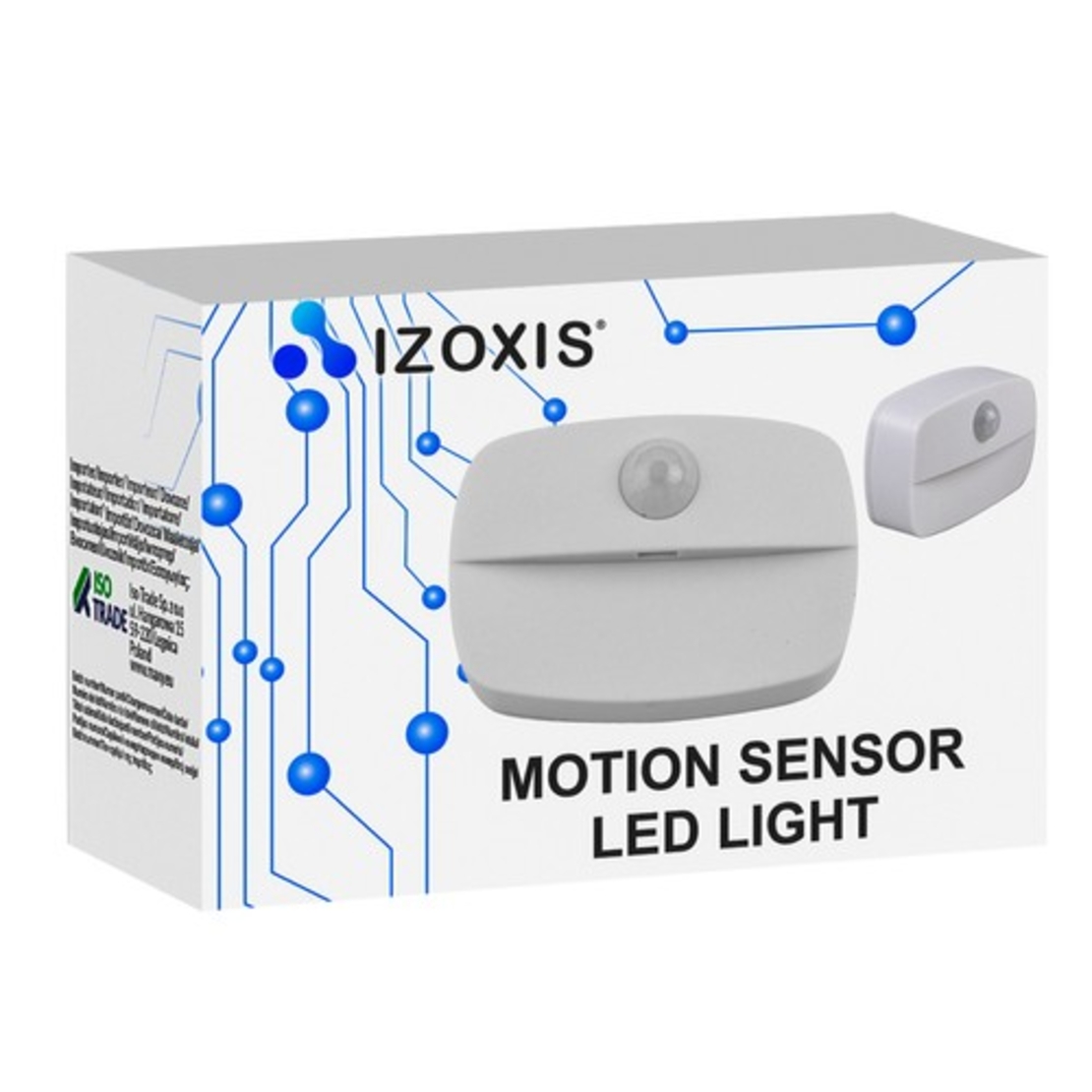 Изоксис 24240 LED нощна лампа със сензор за движение