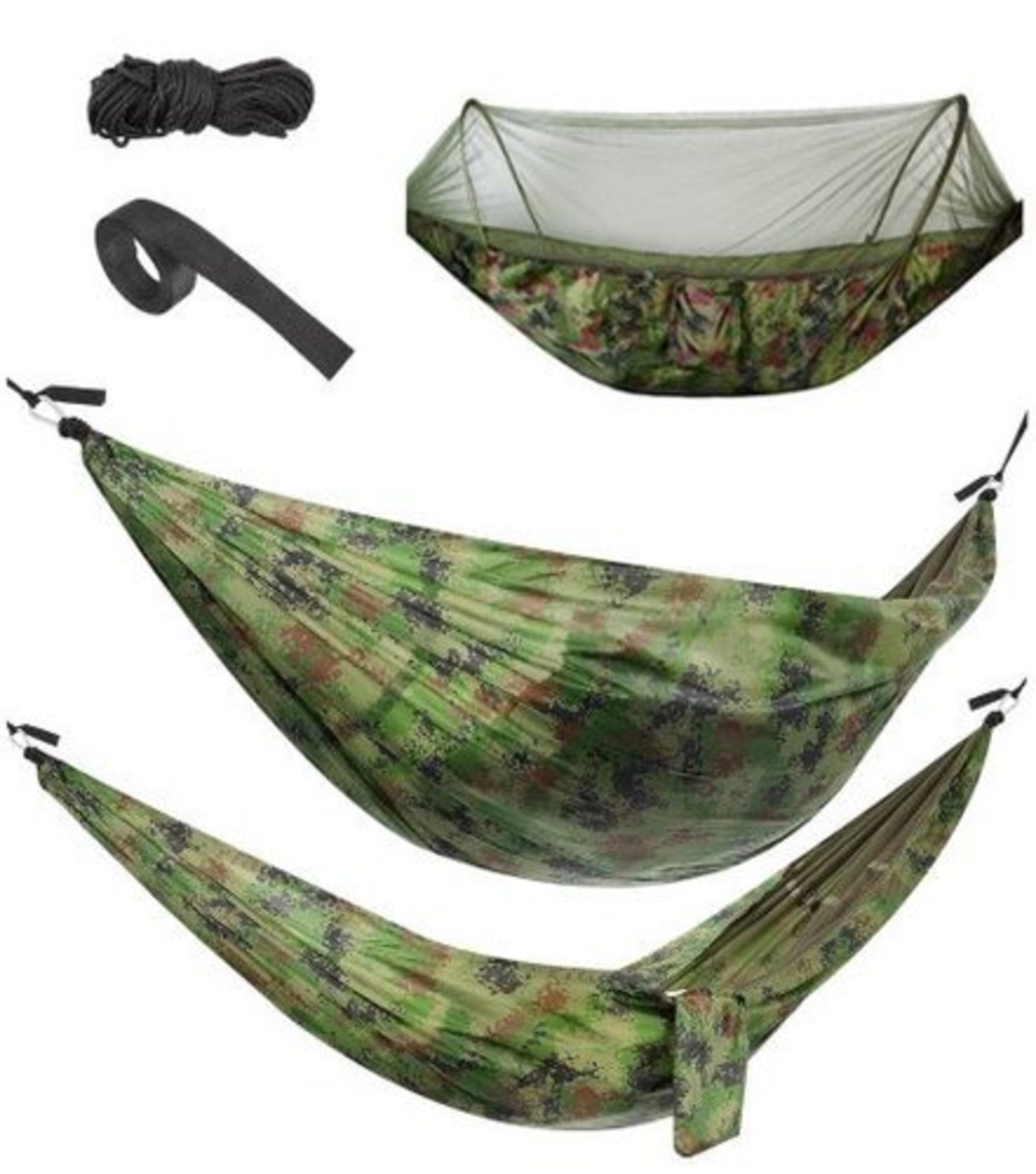 Туристически хамак Santiago Army 260x140cm Net