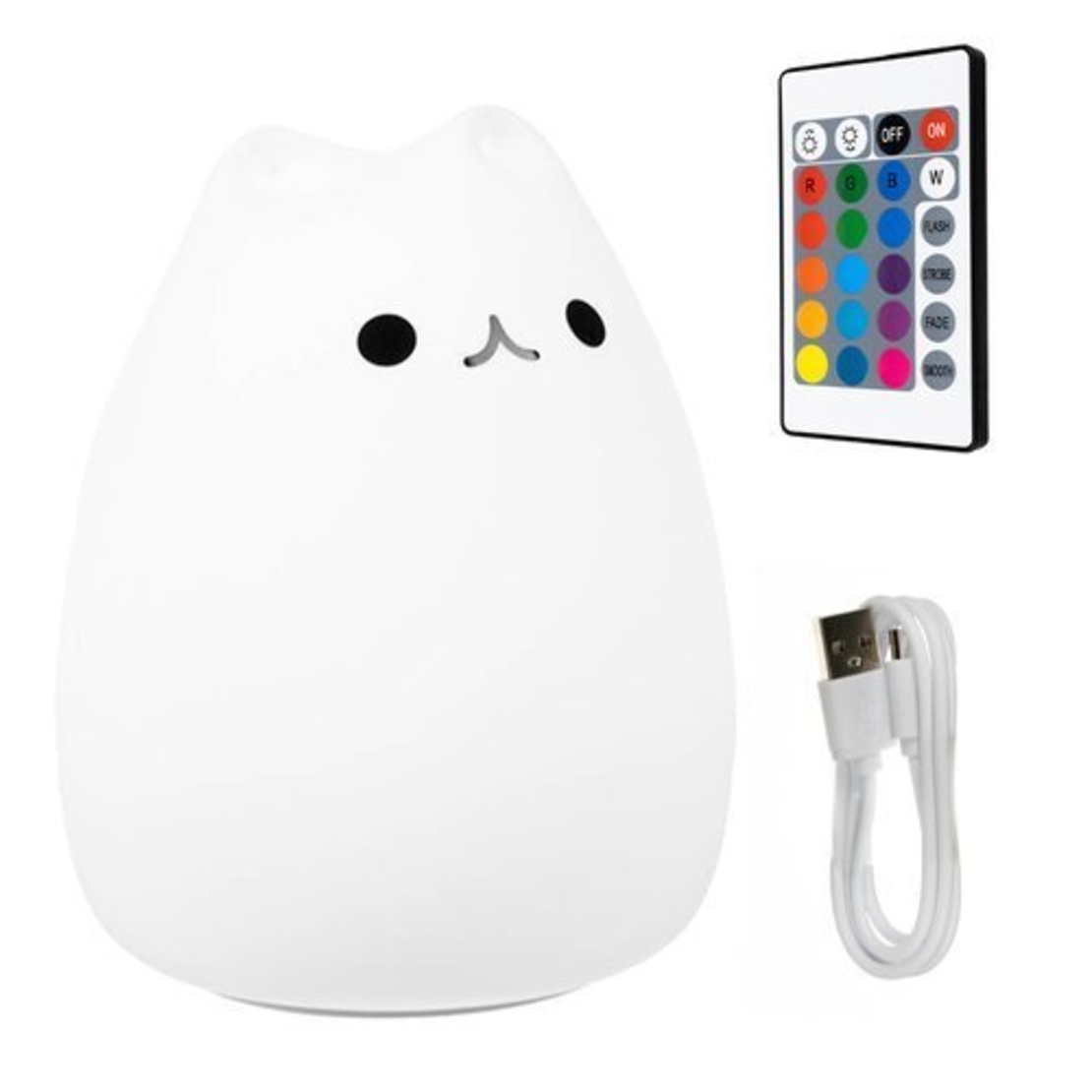 LED нощна лампа - коте