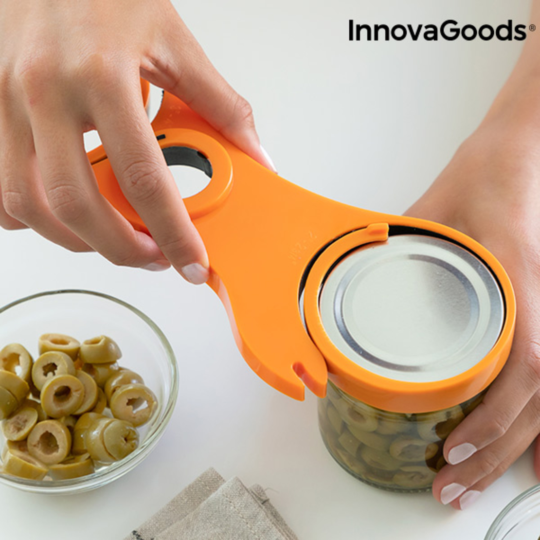 Многофункционална Отварачка за Кутии 5 в 1 InnovaGoods