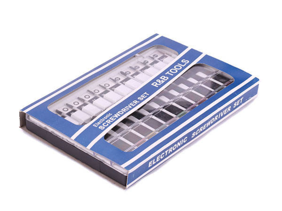 Прецизни отвертки Torx 12 бр + кутии Отвертки