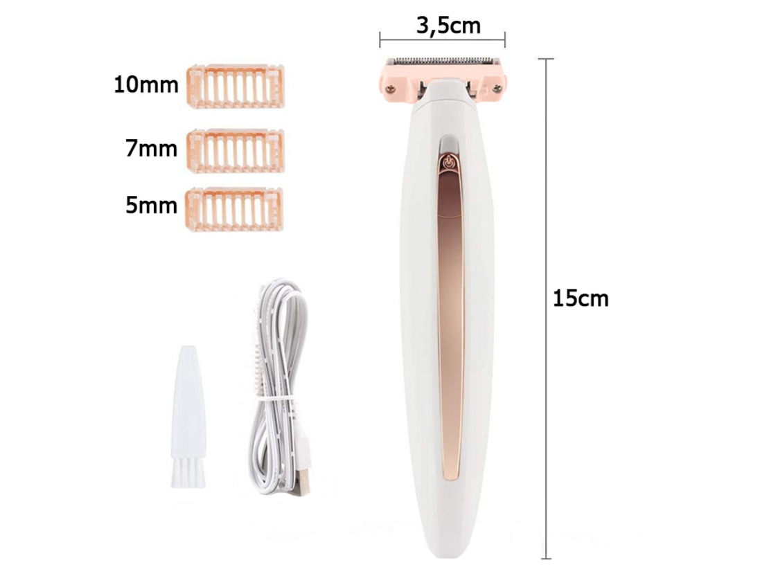 Епилатор за тяло за жени usb led машина