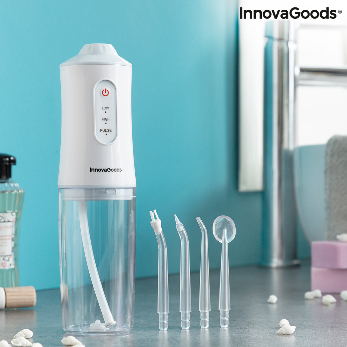 Акумулаторен преносим зъбен иригатор Denter InnovaGoods
