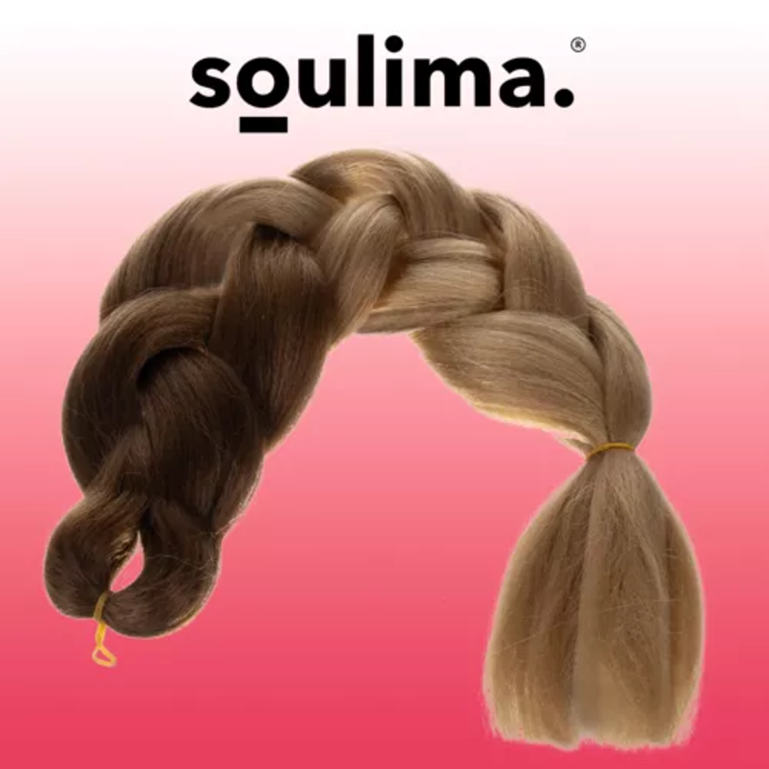 Синтетична коса омбре плитки Soulima 23579