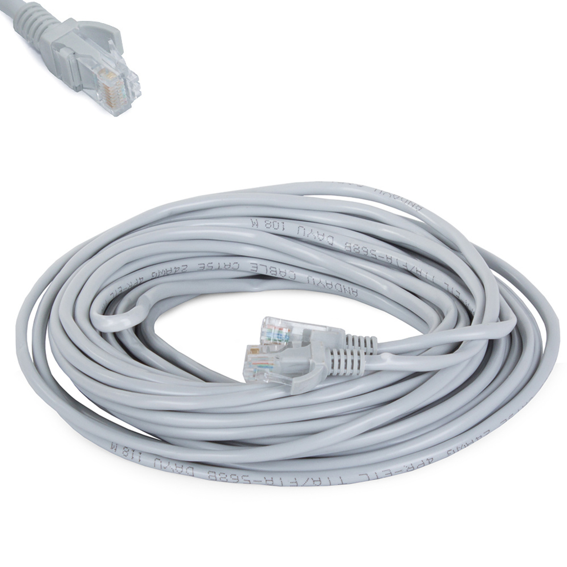LAN мрежов кабел cat5e rj45 усукана двойка ethernet 15м
