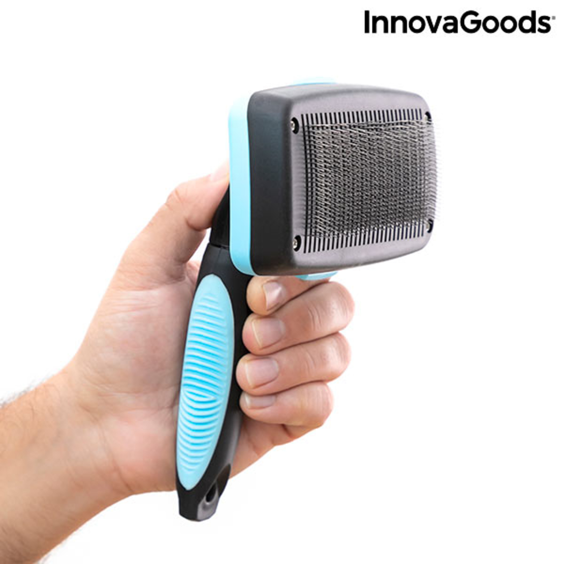 Четка за почистване на домашни любимци с прибиращи се зъбци Groombot InnovaGoods