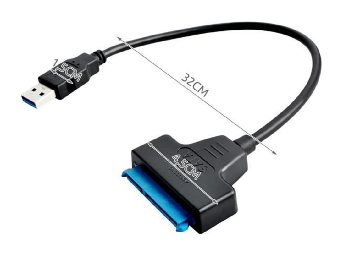 USB адаптерът е SATA 3.0