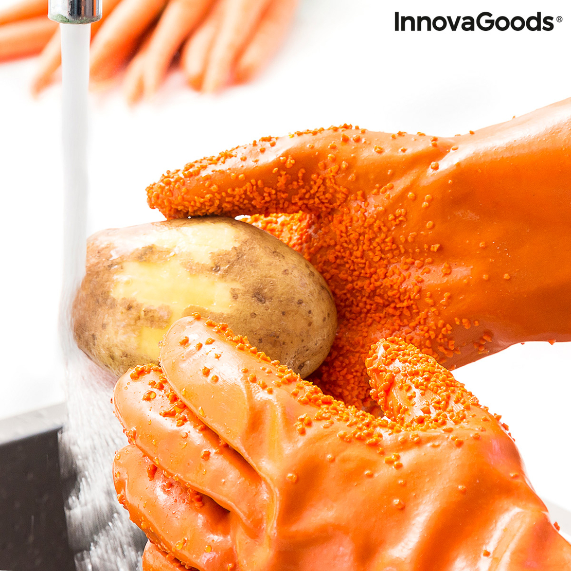 Почистващи Ръкавици на Плодове и Зеленчуци Glinis InnovaGoods